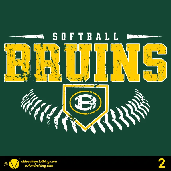 Brooke Middle School Softball 2026 Design 02