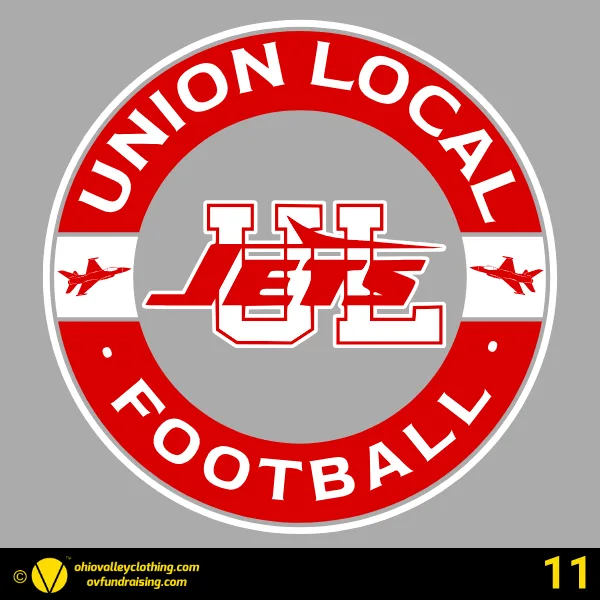 Union Local Little Jets Football 2026 Design 11