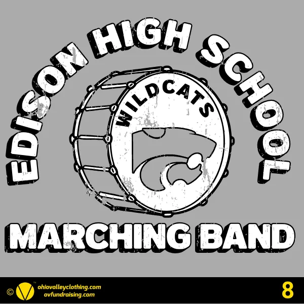 Edison High School Band Boosters 2026 Design 08