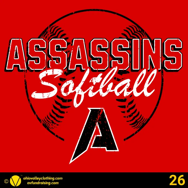 Assassins Softball 2025 Design 26