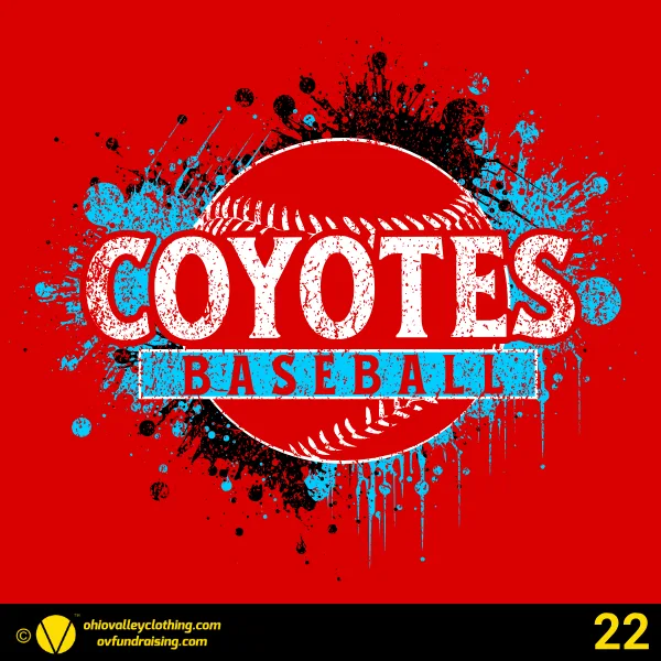 SV Coyotes Baseball Club Fall 2024 Design 22