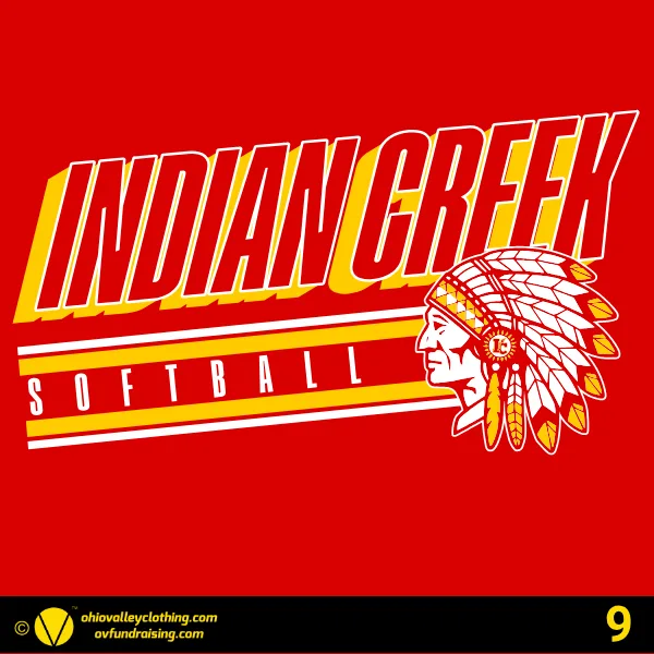 Indian Creek Softball 2026 Design 09