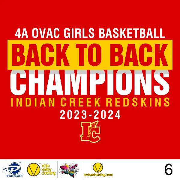 Indian Creek Girls Basketball 2023-2024- Design 006