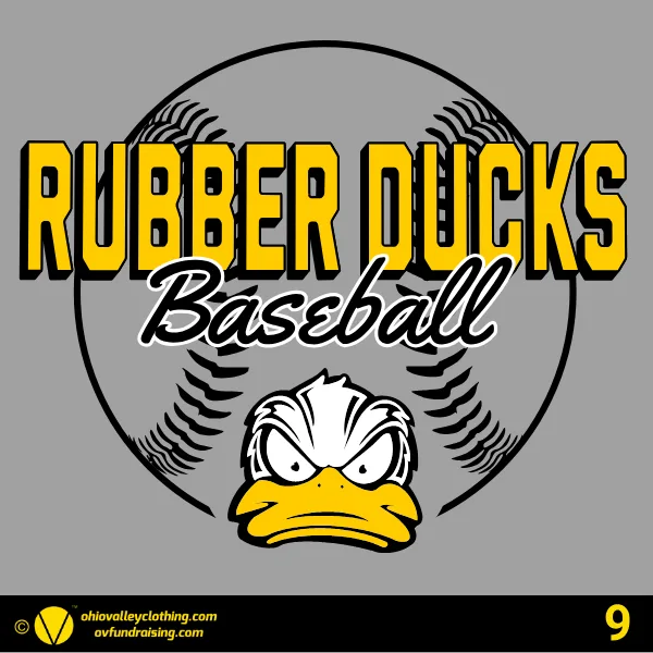 Rubber Ducks Baseball 2024 Design 09