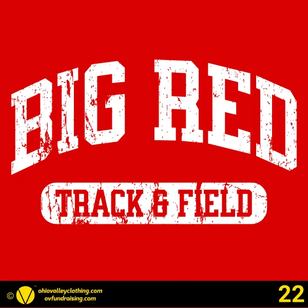 Steubenville Big Red Track 2026 Design 22