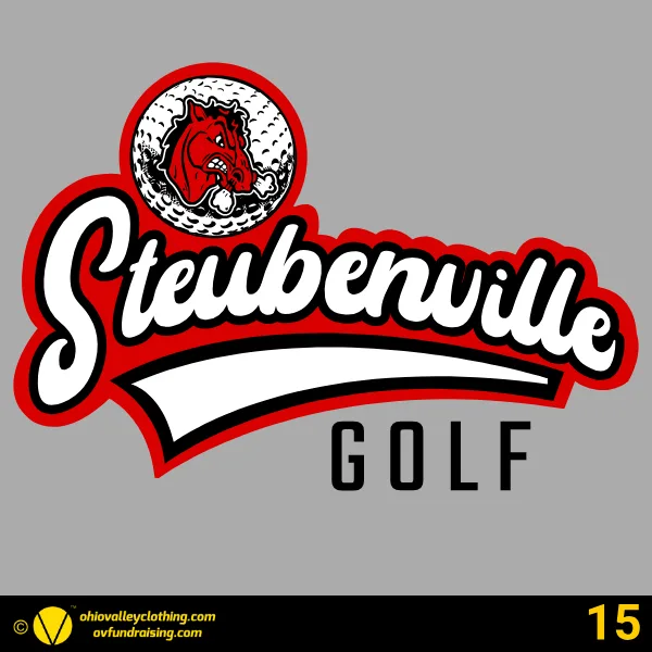Steubenville Big Red Golf 2026 Design 15