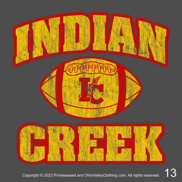 Indian Creek Boosters 2023 Sample Designs for Night at the Races and Locker Indian Creek Boosters 2023 Football Designs Page 13