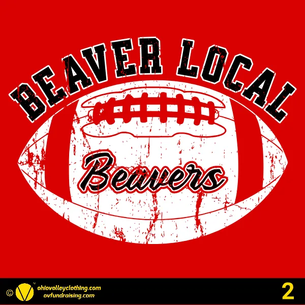 Beaver Local Touchdown Club 2025 Design 02