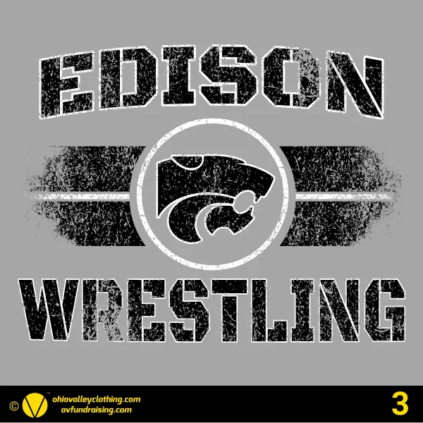 Edison Wrestling 2024 Design 03
