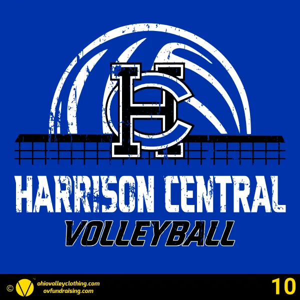 Harrison Central Volleyball Parents Club 2026 Design 10