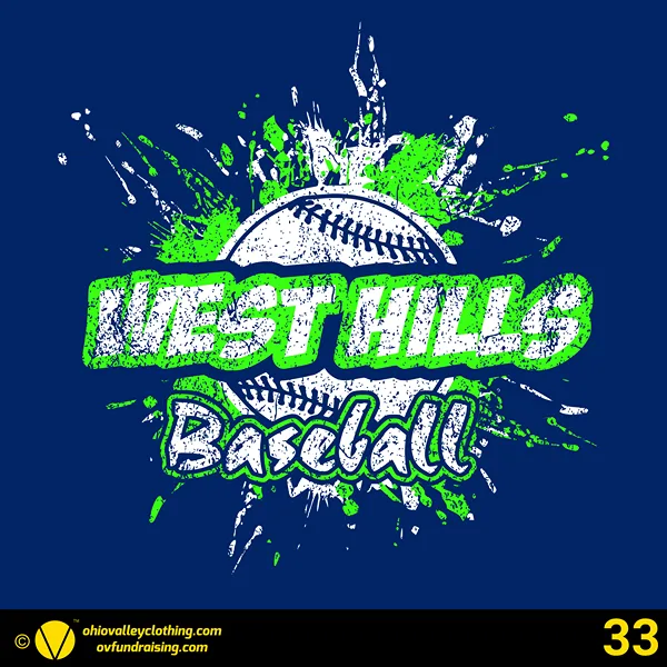 West Hills Baseball 2024 Design 33