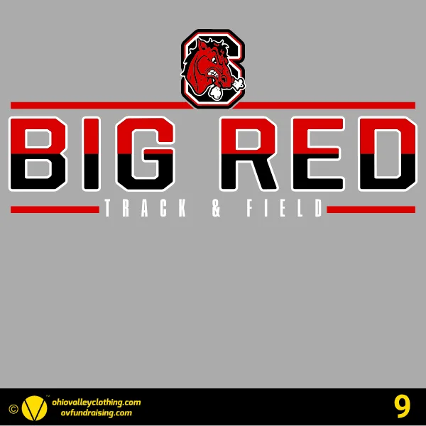 Steubenville Big Red Track 2026 Design 09