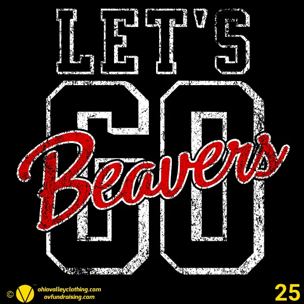 Beaver Local Red Pride Band Boosters 2024 Design 25