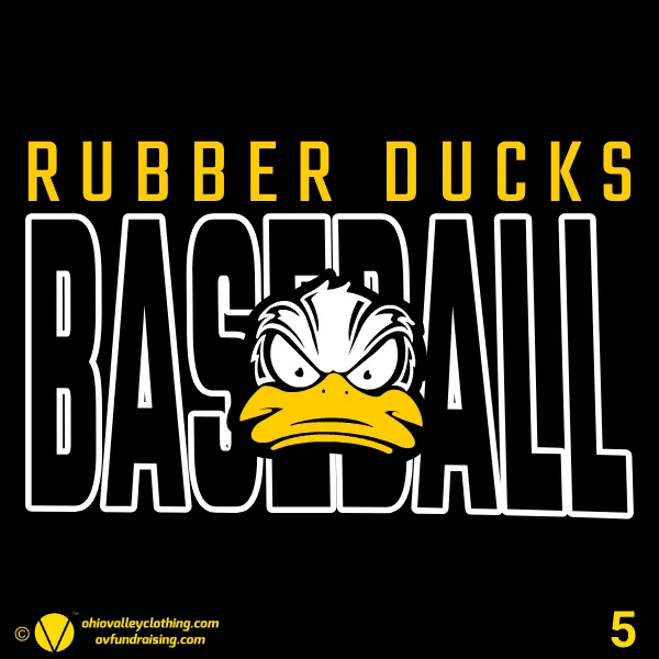 Rubber Ducks Baseball 2024 Design 05