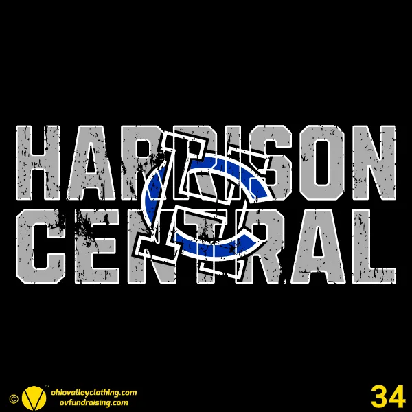 Harrison Central Youth Baseball Association 2025 Design 34