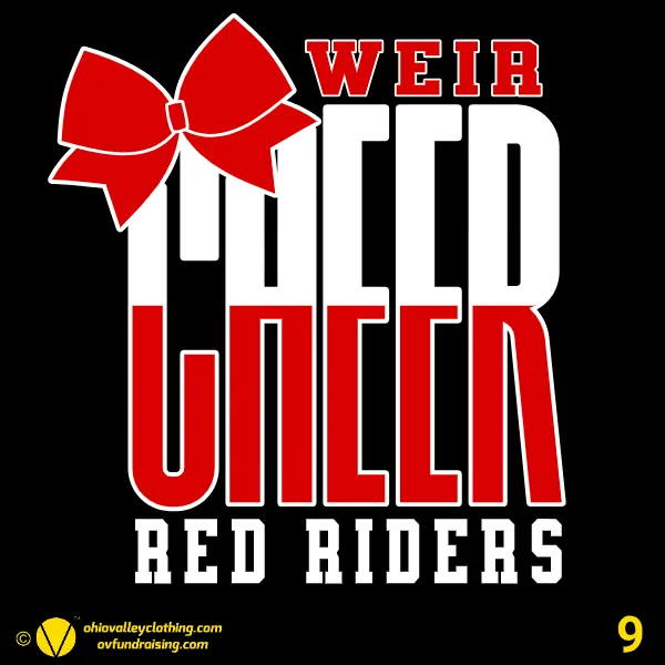 Weir Middle Cheer Parent Group 2025 Design 09
