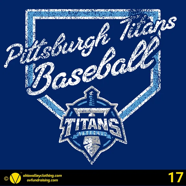 Pittsburgh Titans Baseball 2024 Design 17