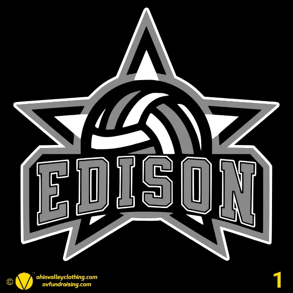 Edison Volleyball 2024- Design 01
