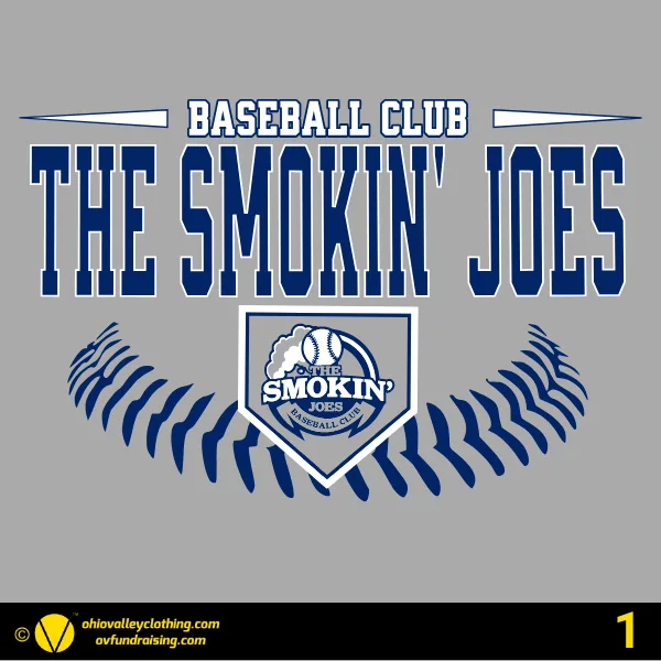 The Smokin' Joes Baseball Club Fall 2024 Design 01