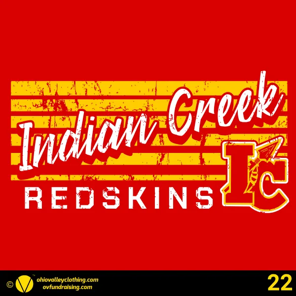 Indian Creek Football Boosters 2026 Design 22