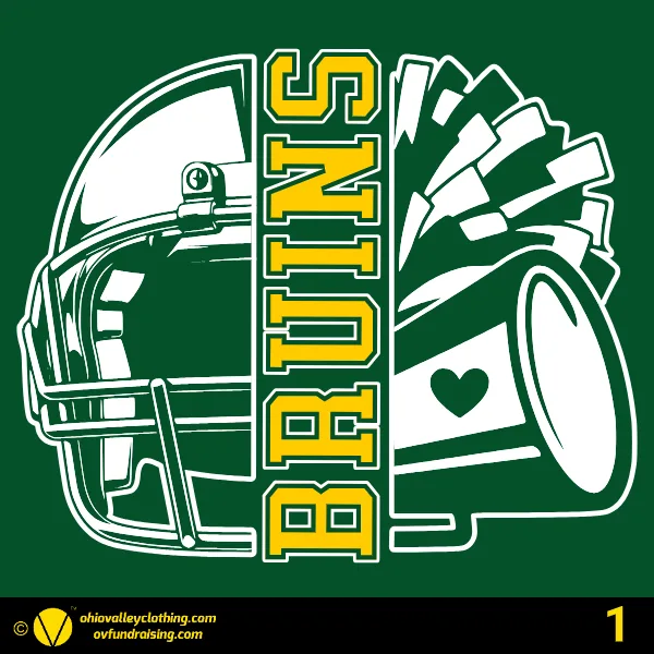 Brooke Bruin Youth Football & Cheer 2025 Design 01