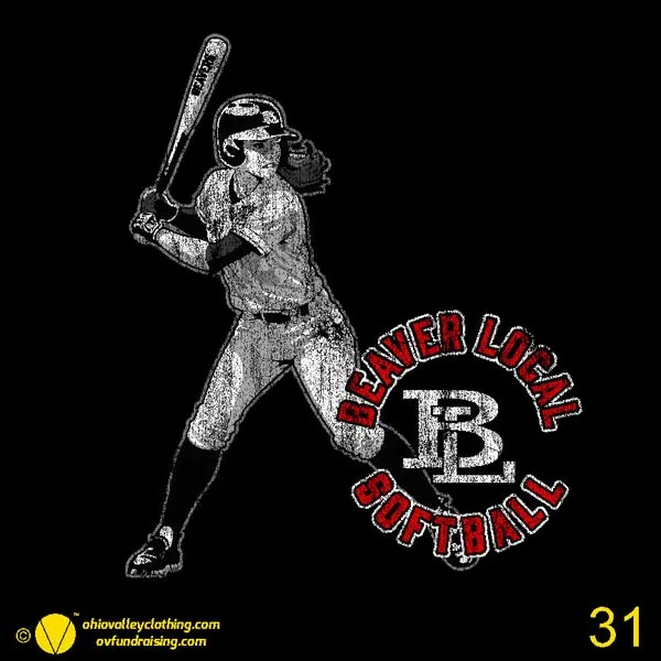 Beaver Local Softball 2024 Design 31