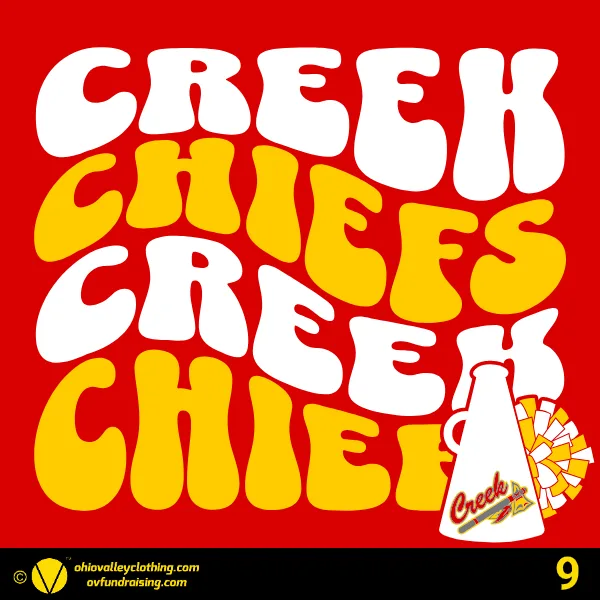 Creek Youth Cheerleaders 2024- Design 09