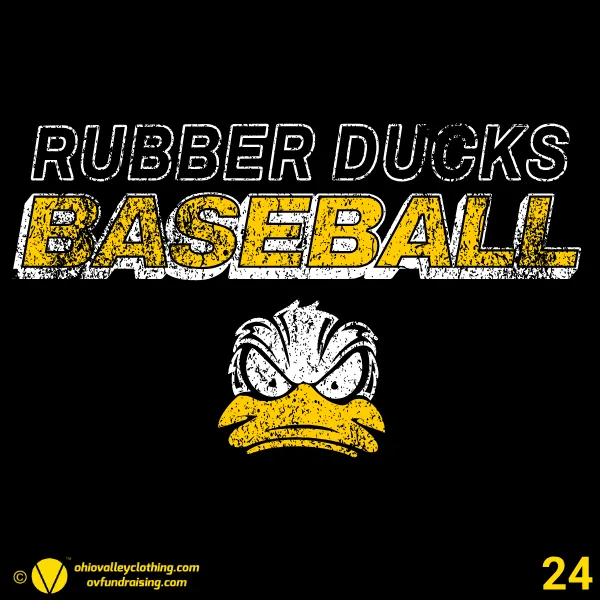 Rubber Ducks Baseball 2024 Design 24