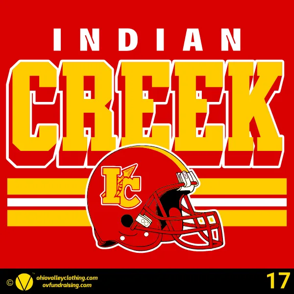 Indian Creek Football Boosters 2026 Design 17