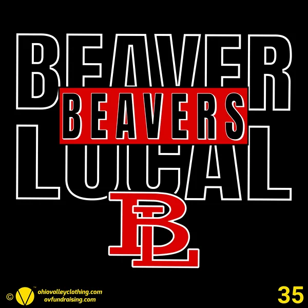 Beaver Local Boys Basketball 2024-2025 Design 35