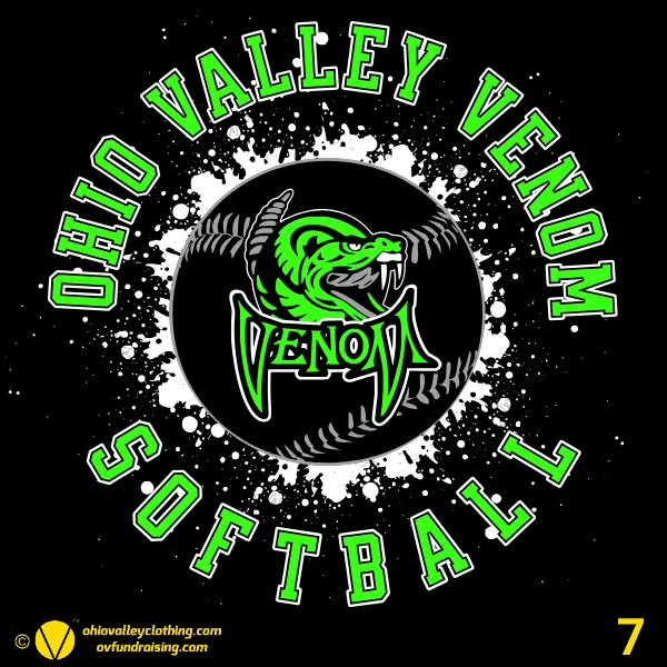 Ohio Valley Venom Softball 2024-2025 Design 07