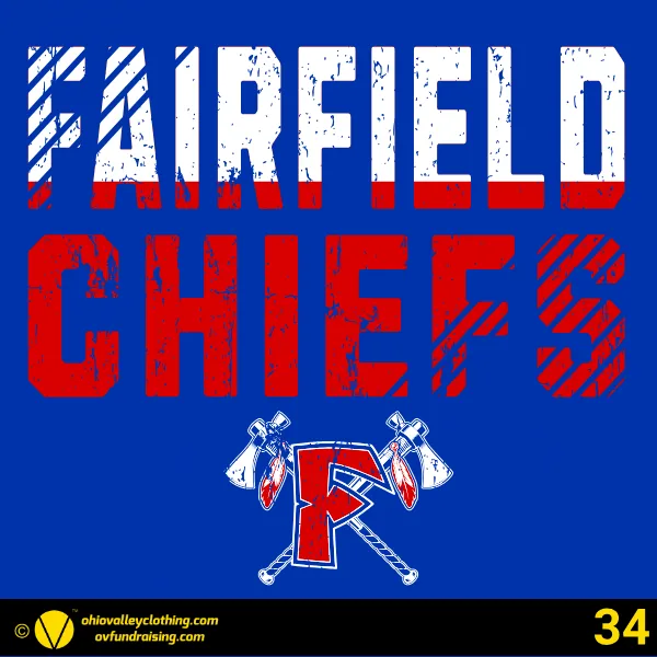 Fairfield Chiefs Baseball 2026 Design 34