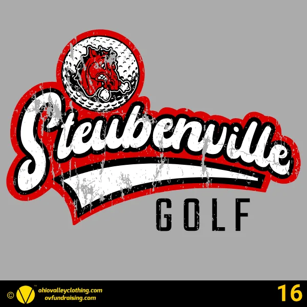 Steubenville Big Red Golf 2026 Design 16