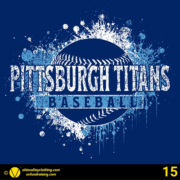 Pittsburgh Titans Baseball 2024 Design 15