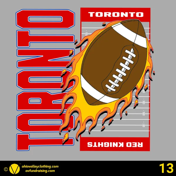 Toronto High School Football 2025 Design 13