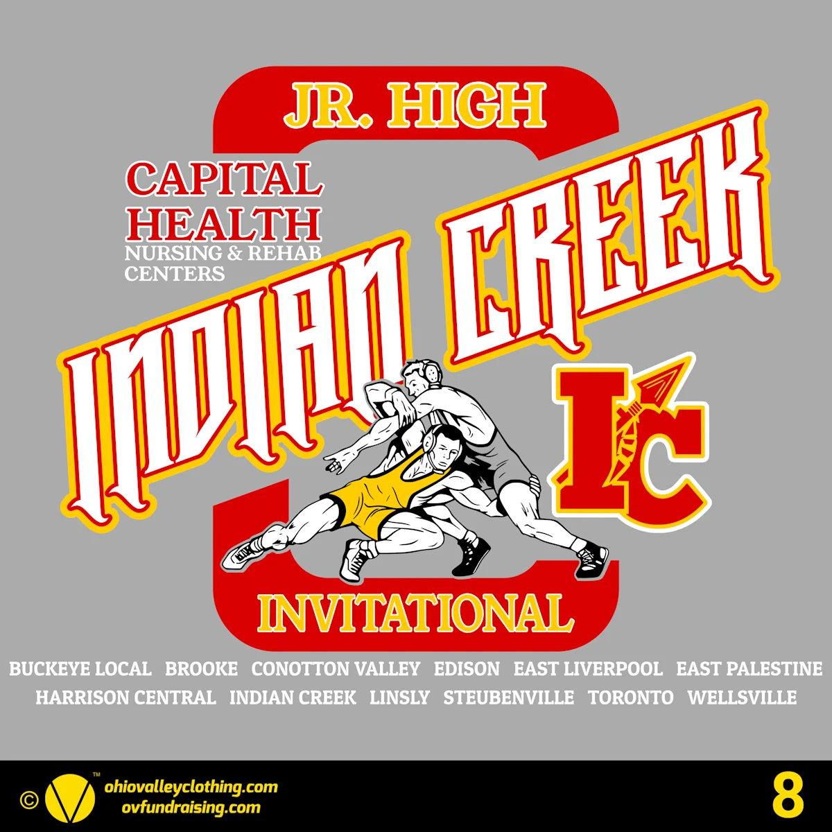 Indian Creek Jr. High Invitational 2026 - Design 08