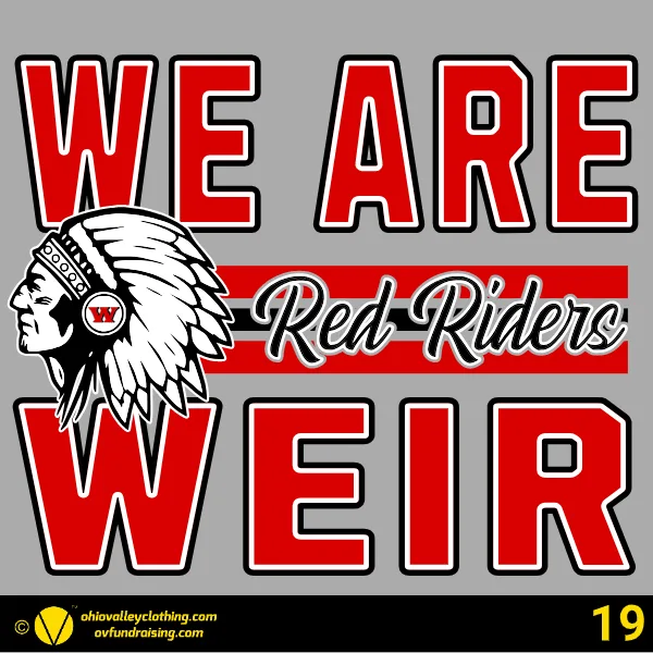 Weir Middle Cheer Parent Group 2025 Design 19