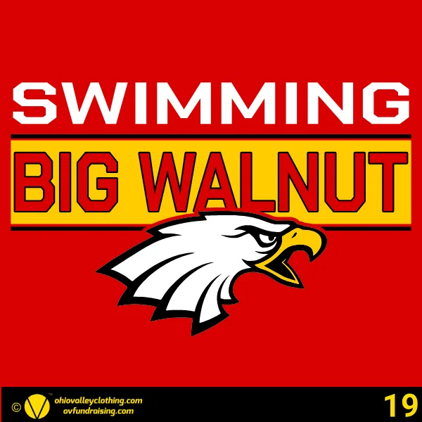Big Walnut High School Swim Team 2026 Design 19