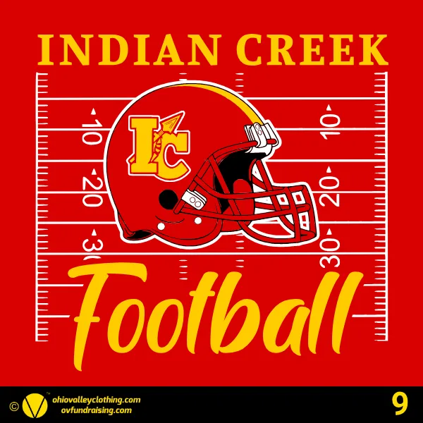 Indian Creek Football Boosters 2026 Design 09