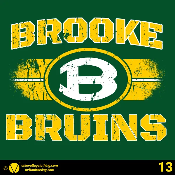 Brooke Middle School Football 2026 Design 13