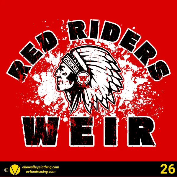 Weir Middle Cheer Parent Group 2025 Design 26