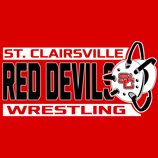St. Clairsville Wrestling 2025-26 logo