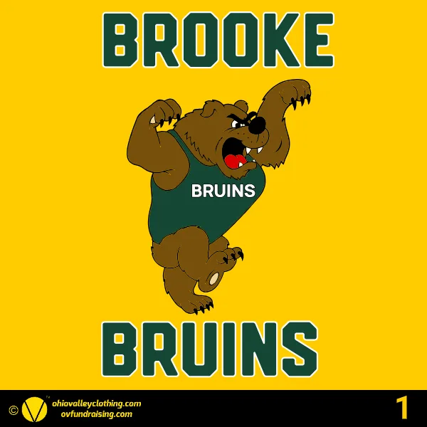 Brooke Middle School Football 2025 Design 01