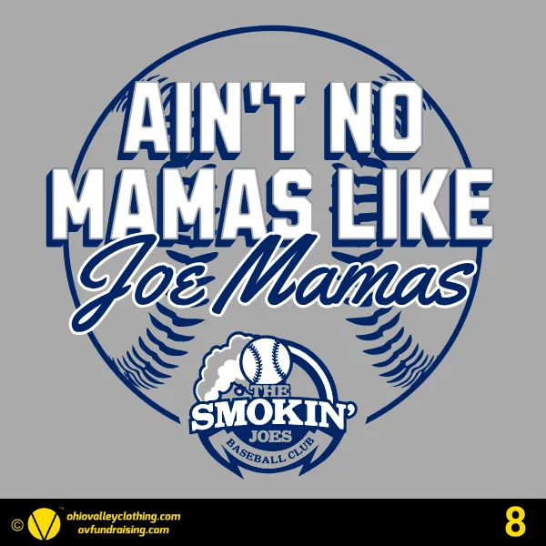 The Smokin' Joes Baseball Club Fall 2024 Design 08