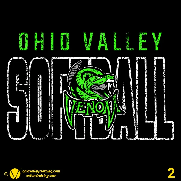 Ohio Valley Venom Softball 2024-2025 Design 02