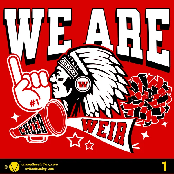 Weir Middle Cheer Parent Group 2025 Design 01