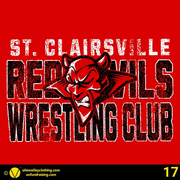 St. Clairsville Wrestling Club 2024-2025 Design 17
