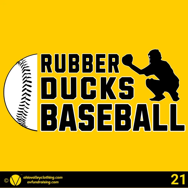 Rubber Ducks Baseball 2024 Design 21