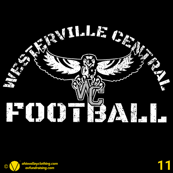 Westerville Central Football 2024 Fundraising Sample Designs Westerville Central Football 2024 Design 11