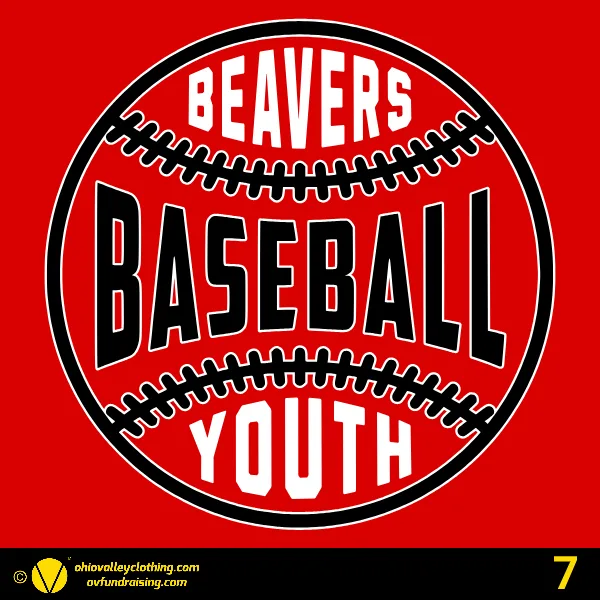 Beaver Youth Baseball 2025 Design 07